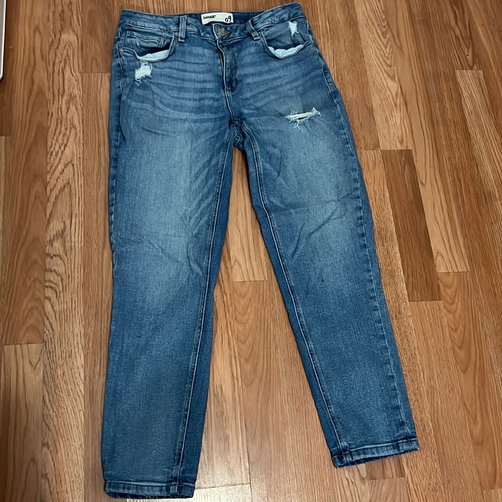 Garage Distressed Girlfriend Jeans Sz 9/29